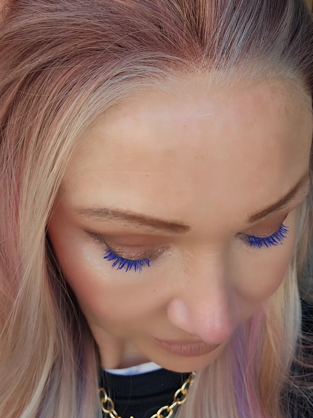 Long Wavy Synthetic Wig in Pink Blonde Blend by Carkira/Boss Crowns - Picture 5 of 5